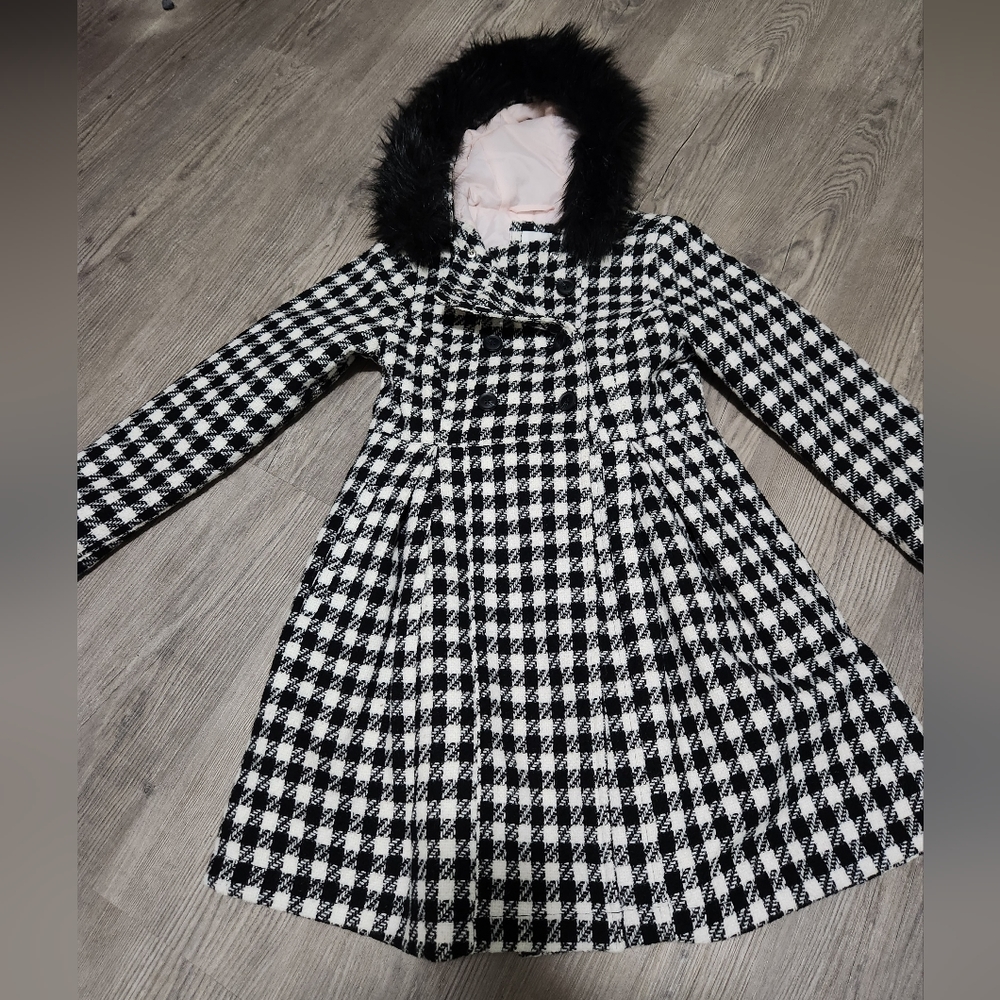Houndstooth Peacoat